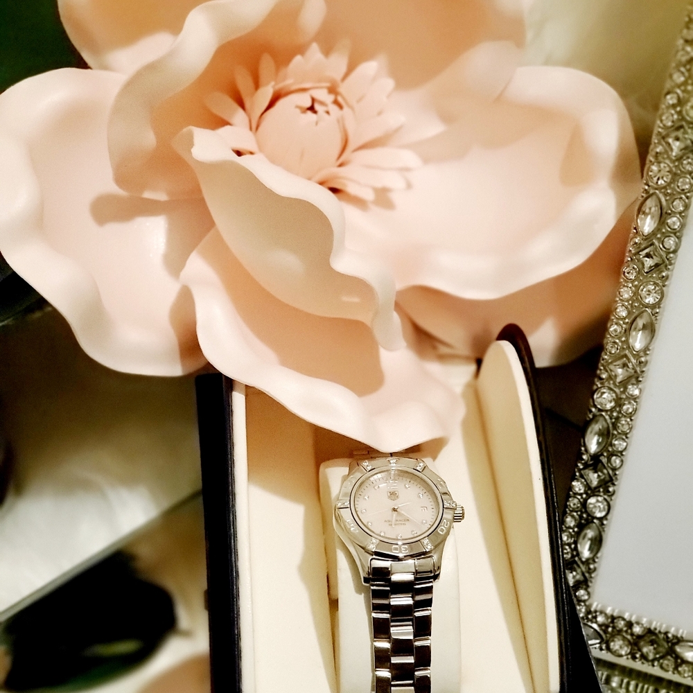 Authentic Tag Heuer Aquaracer Stainless Steel Watch